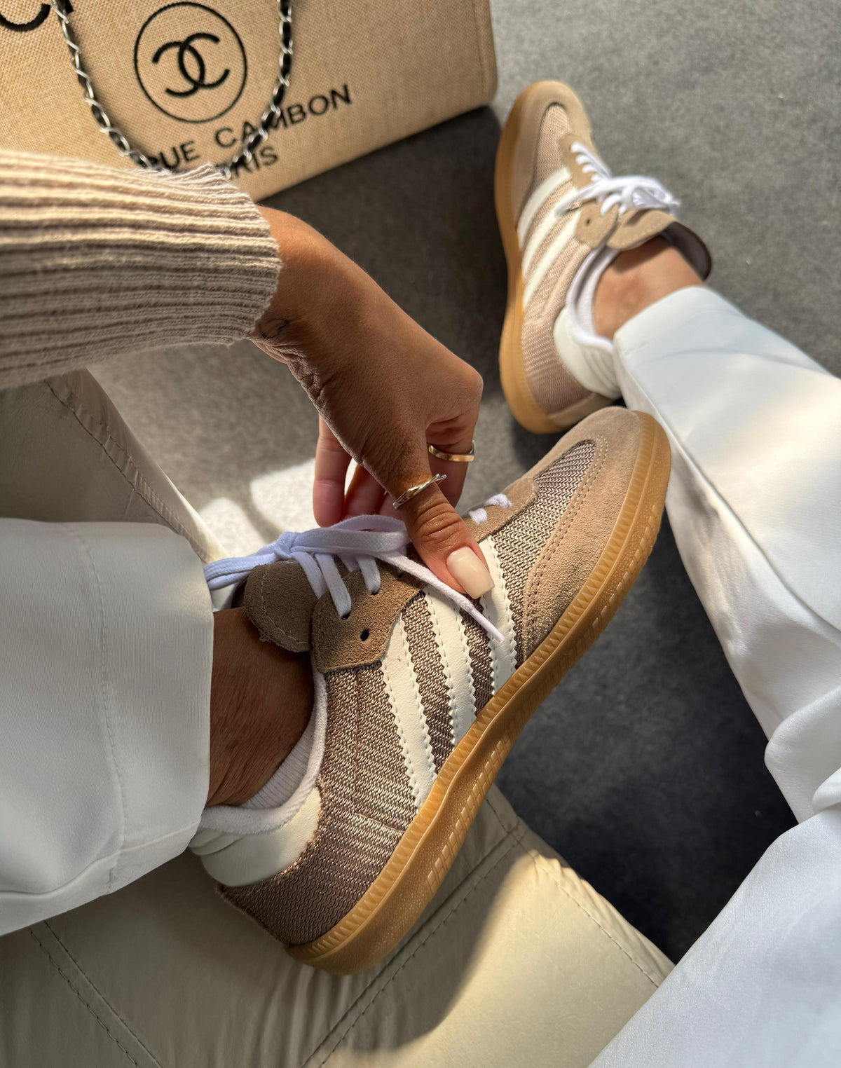 Adidas Samba Tricote de Couro