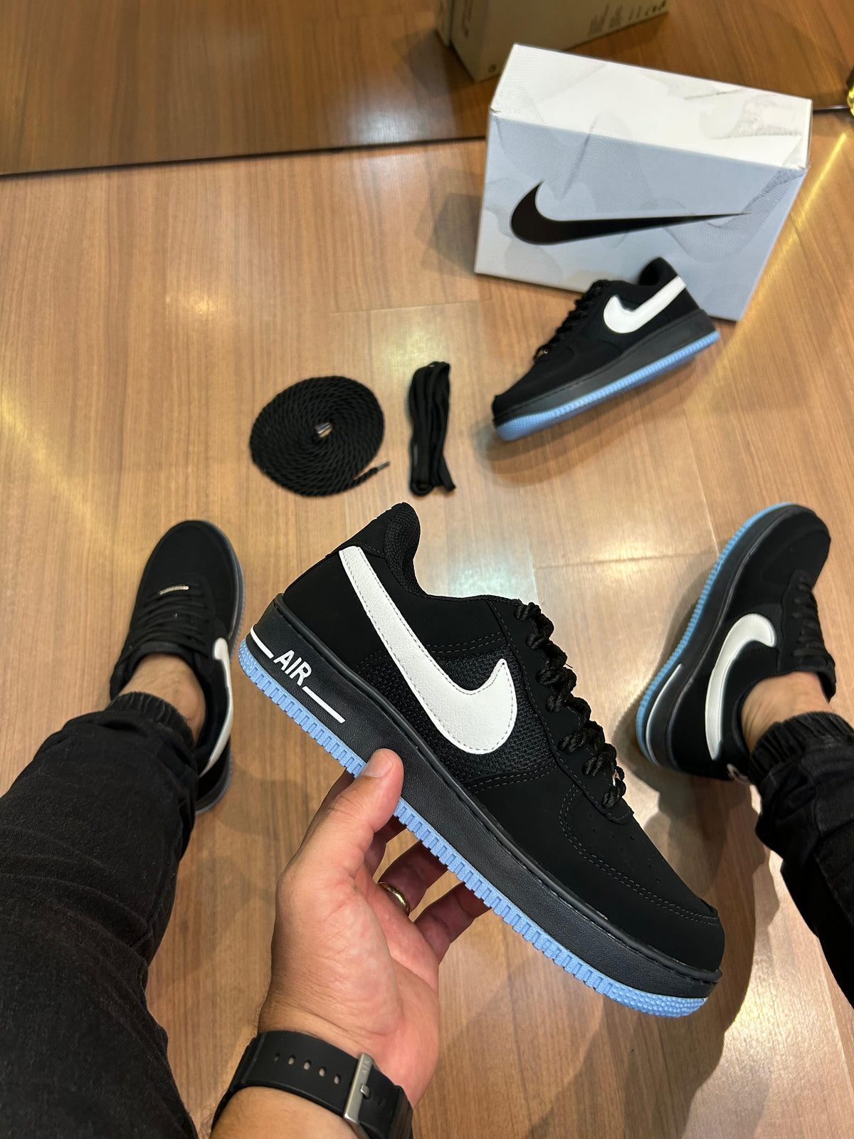 Nike air force camurça