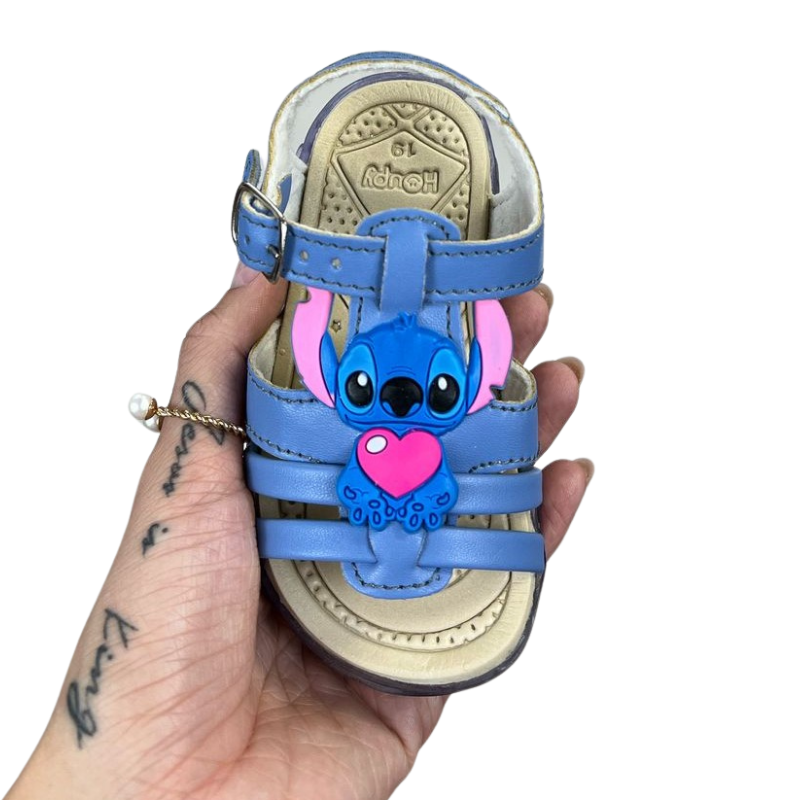 Sandália do Stitch infantil com luz