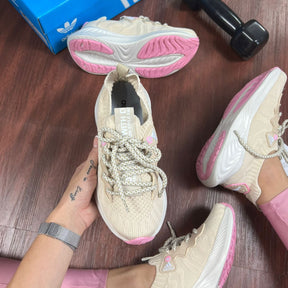 Adidas Sport Kinite Cor Creme e Rosa
