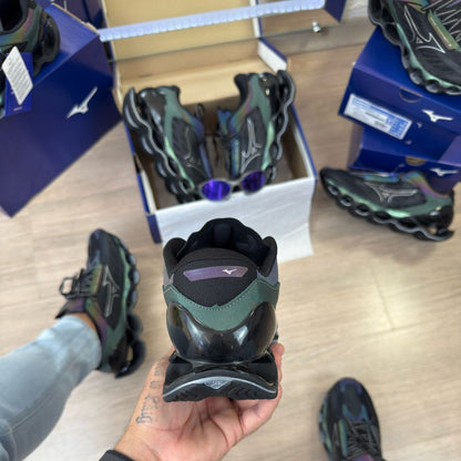 Mizuno Wave Prophecy 12 Preto Camaleão