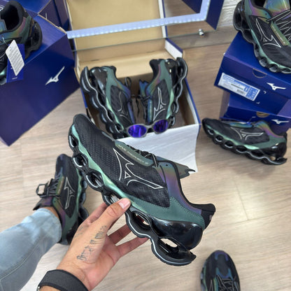 Mizuno Wave Prophecy 12 Preto Camaleão