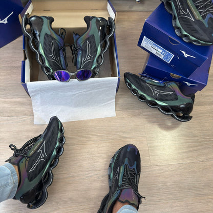 Mizuno Wave Prophecy 12 Preto Camaleão