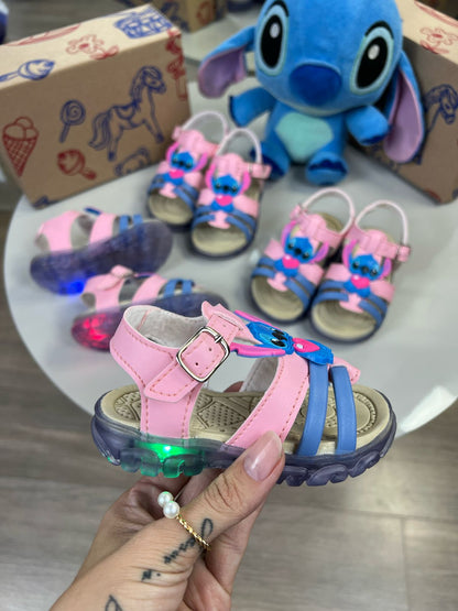 Sandália do Stitch infantil com luz