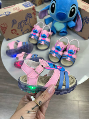 Sandália do Stitch infantil com luz