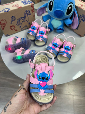 Sandália do Stitch infantil com luz