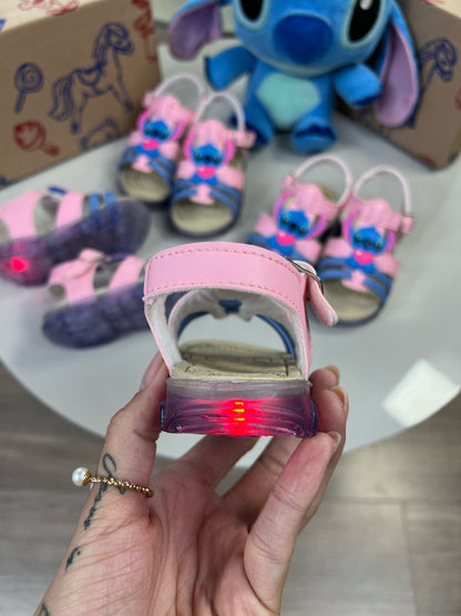 Sandália do Stitch infantil com luz
