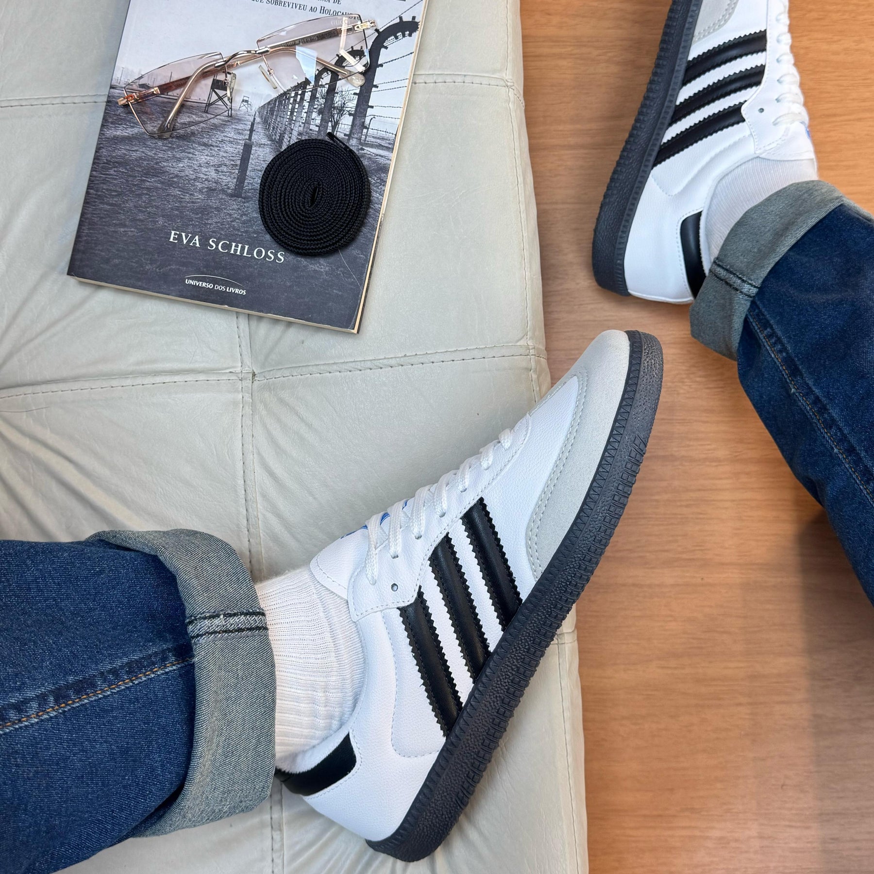 Adidas Samba OG de Couro Legitimo