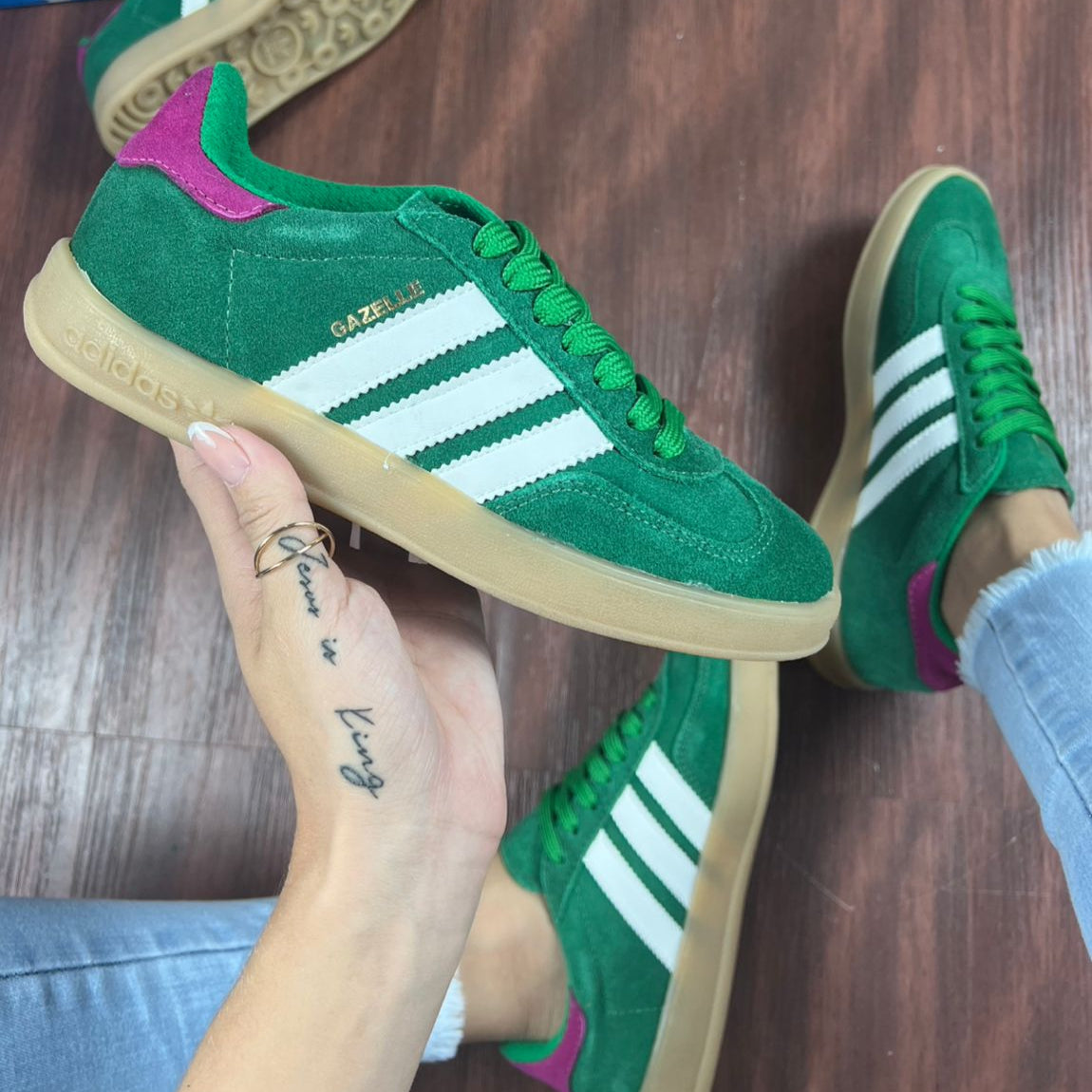 Adidas Gazelle de Couro Legítimo