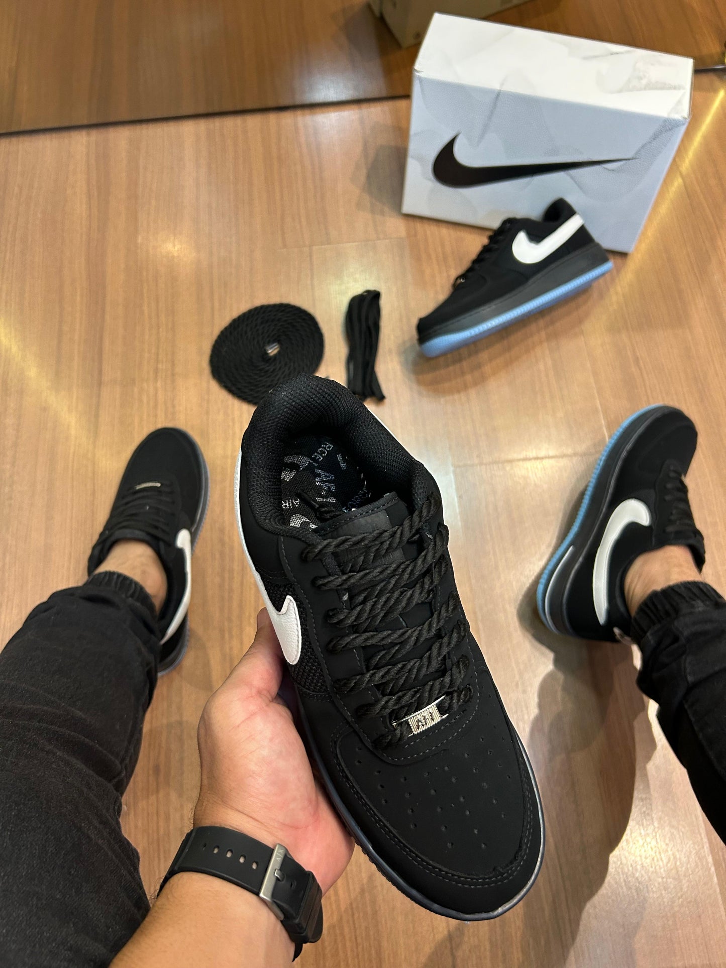 Nike air force camurça