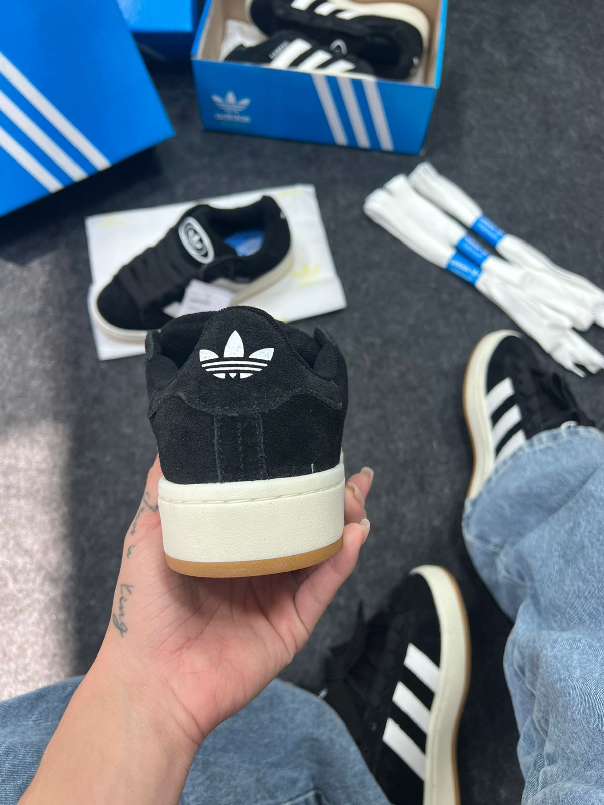 Adidas Campus de Couro legítimo