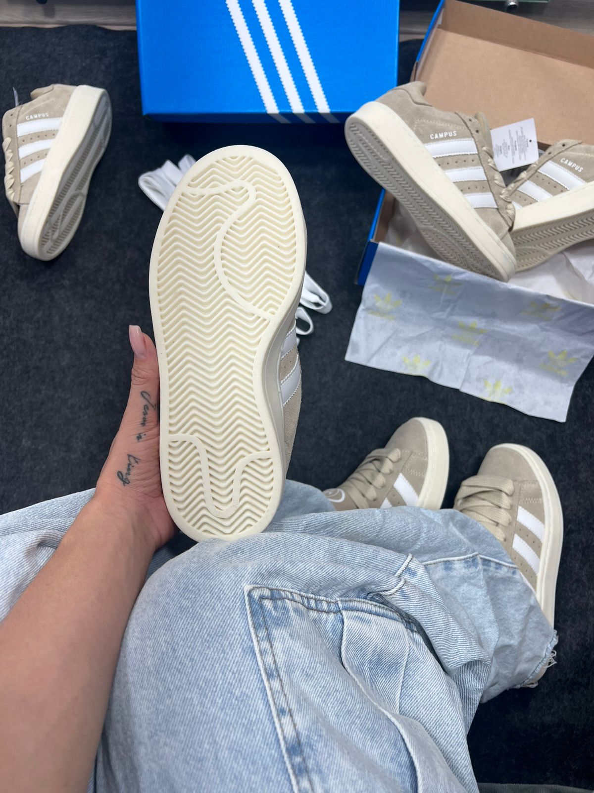 Adidas Campus de Couro legítimo