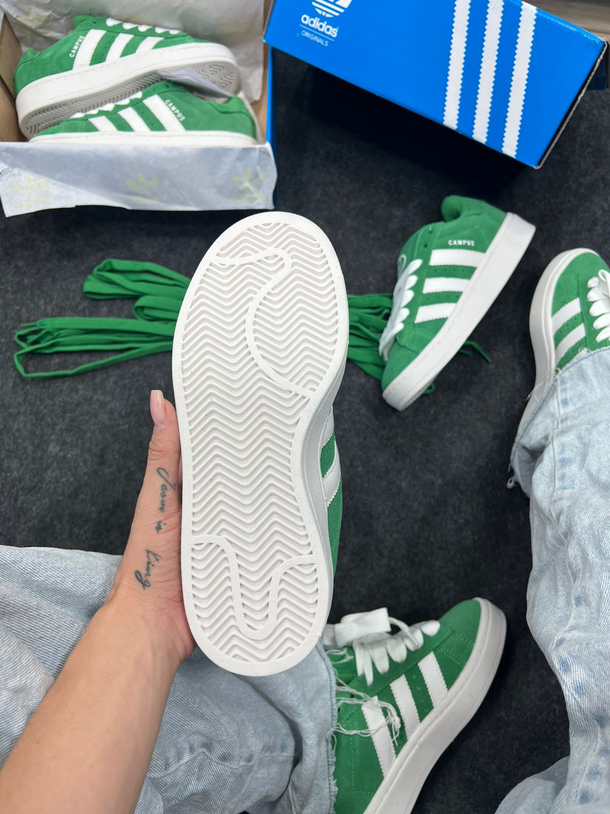 Adidas Campus de Couro legítimo