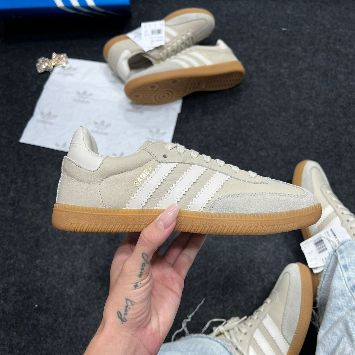 Adidas Samba de Couro Legitimo