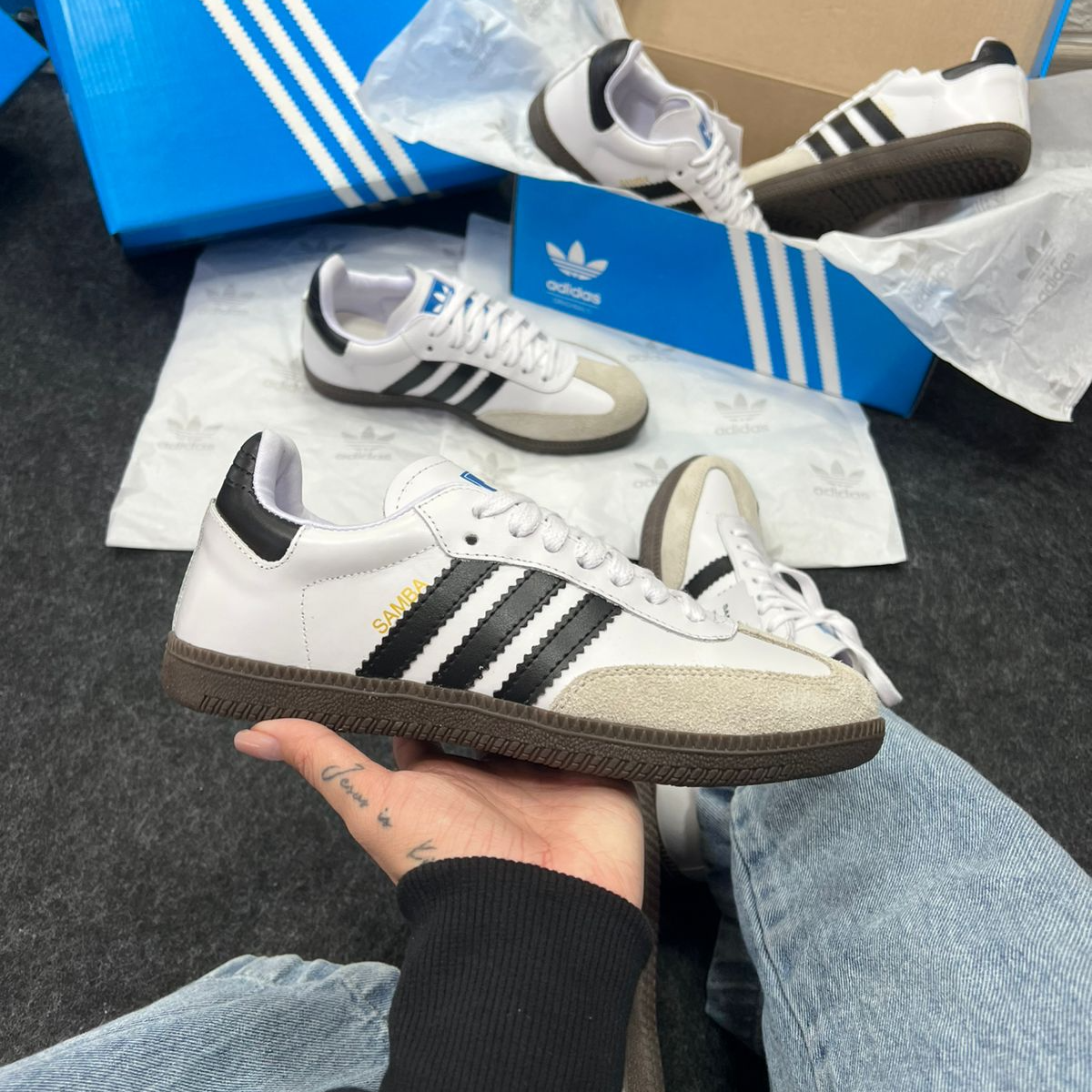 Adidas Samba de Couro Legitimo