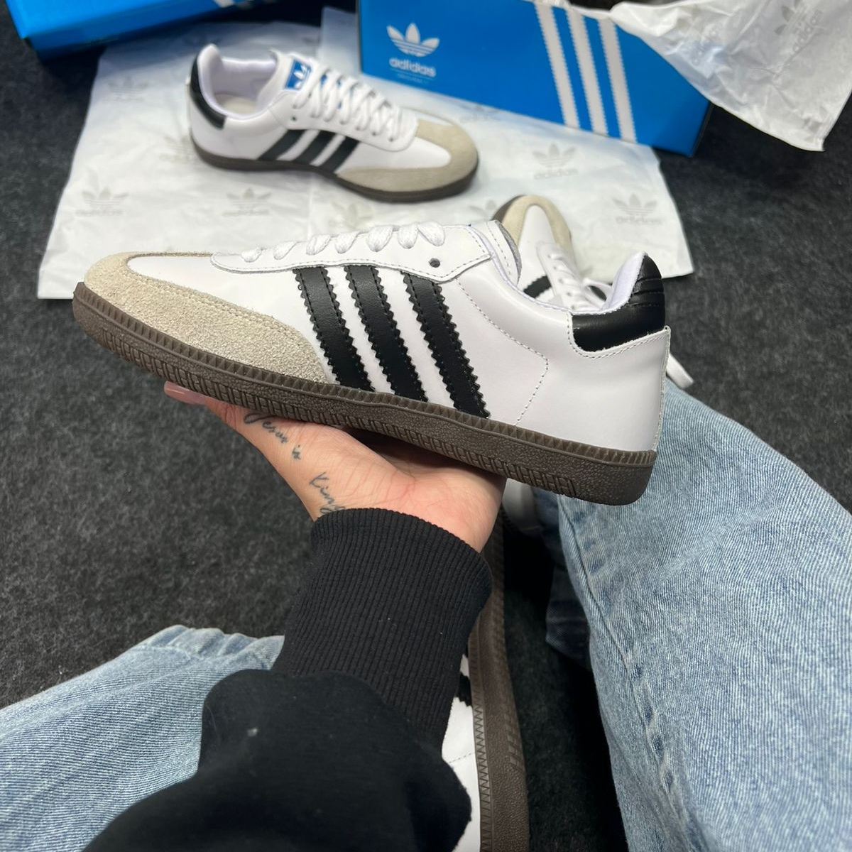 Adidas Samba de Couro Legitimo